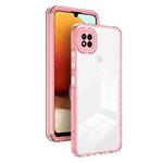 For Xiaomi Redmi 9C / Redmi 10A 3 in 1 Clear TPU Color PC Frame Phone Case(Pink)