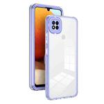 For Xiaomi Redmi 9C / Redmi 10A 3 in 1 Clear TPU Color PC Frame Phone Case(Purple)