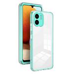 For Xiaomi Redmi A1+ / A2+ 3 in 1 Clear TPU Color PC Frame Phone Case(Light Green)