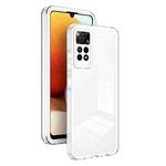 For Xiaomi Redmi Note 12 Pro 4G 3 in 1 Clear TPU Color PC Frame Phone Case(White)