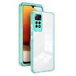 For Xiaomi Redmi Note 12 Pro 4G 3 in 1 Clear TPU Color PC Frame Phone Case(Light Green)