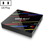 H96 Max+ 4K Ultra HD Full HD Media Player Smart TV BOX with Remote Controller, Android 9.0, RK3328 Quad-Core 64bit Cortex-A53, 4GB+32GB, Support TF Card / USBx2 / AV / Ethernet, Plug Specification:US Plug