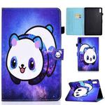 For Lenovo Tab P11 Gen 2 Sewing Thread Horizontal Painted Tablet Leather Case(Star Panda)