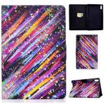 For Lenovo Tab P11 Gen 2 Colored Drawing Horizontal Flip Tablet Leather Case(Meteor)