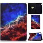 For Lenovo Tab M9 Colored Drawing Horizontal Flip Tablet Leather Case(Starry Sky)