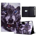 For Lenovo Tab P11 Pro Gen 2 Colored Drawing Horizontal Flip Tablet Leather Case(German Shepherd Dog)