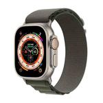 WiWU Nylon Loop Watch Band For Apple Watch Ultra 49mm&Watch Ultra 2 49mm / Series 9&8&7 45mm / SE 3&SE 2&6&SE&5&4 44mm / 3&2&1 42mm(Green)