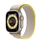 WiWU Trail Loop Watch Band For Apple Watch Ultra 49mm&Watch Ultra 2 49mm / Series 9&8&7 45mm / SE 3&SE 2&6&SE&5&4 44mm / 3&2&1 42mm(Yellow+Ivory)