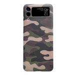 For Samsung Galaxy Z Flip3 5G IMD Pattern Phone Case(Camouflage)