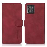 For Motorola ThinkPhone 5G KHAZNEH Matte Texture Leather Phone Case(Red)