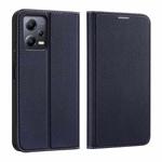 For Xiaomi Redmi Note 12 5G Global / Poco X5 5G  DUX DUCIS Skin X2 Series Horizontal Flip Leather Phone Case(Blue)