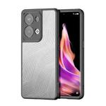 For OPPO Reno9 Pro+ DUX DUCIS Aimo Series TPU + PC Frosted Feel Phone Case(Black)