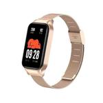 For Redmi Band 2 Milan Buckle Metal Watch Band(Rose Gold)