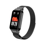 For Redmi Band 2 Milan Magnetic Metal Watch Band(Black)