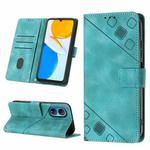 For Honor X7 4G/Play 30 Plus Skin-feel Embossed Leather Phone Case(Green)