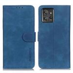 For Motorola ThinkPhone 5G KHAZNEH Retro Texture Flip Leather Phone Case(Blue)