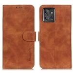 For Motorola ThinkPhone 5G KHAZNEH Retro Texture Flip Leather Phone Case(Brown)