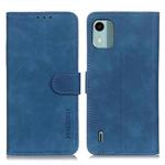 For Nokia C12 4G KHAZNEH Retro Texture Flip Leather Phone Case(Blue)