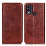 For Nokia C22 4G Magnetic Crazy Horse Texture Leather Phone Case(Brown)