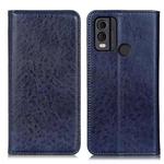 For Nokia C22 4G Magnetic Crazy Horse Texture Leather Phone Case(Blue)