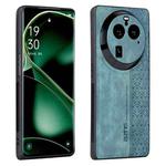 For OPPO Find X6 AZNS 3D Embossed Skin Feel Phone Case(Dark Green)