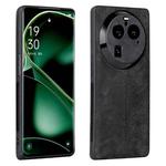 For OPPO Find X6 AZNS 3D Embossed Skin Feel Phone Case(Black)