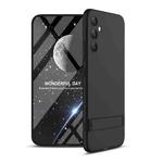 For Samsung Galaxy A34 5G GKK Three Stage Splicing Full Coverage PC Phone Case(Black)