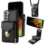 For Samsung Galaxy S21 FE 5G Zipper Hardware Card Wallet Phone Case(Black)