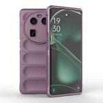 For OPPO Find X6 5G Magic Shield TPU + Flannel Phone Case(Purple)