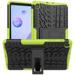 For Samsung Galaxy Tab A 8.4 2020 Tire Texture Shockproof TPU + PC Protective Case with Holder(Green)