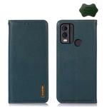 For Nokia C22 4G KHAZNEH Nappa Top Layer Cowhide Leather Phone Case(Green)
