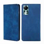 For Infinix Hot 11s NFC Skin Feel Magnetic Horizontal Flip Leather Phone Case(Blue)