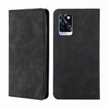 For Infinix Note 10 Pro Skin Feel Magnetic Horizontal Flip Leather Phone Case(Black)