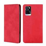 For Infinix Note 10 Pro Skin Feel Magnetic Horizontal Flip Leather Phone Case(Red)