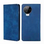 For Infinix Note 12 Pro 4G/Note 12 2023 Skin Feel Magnetic Horizontal Flip Leather Phone Case(Blue)