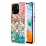 For Xiaomi Redmi 10C Electroplating IMD TPU Phone Case(Colorful Scales)