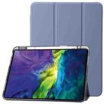 Clear Acrylic Leather Tablet Case For iPad Pro 11 2022/ 2021 / 2020 / 2018/ Air 10.9 2022 / 2020(Lavender)