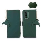 For Nokia XR21 Genuine Leather Magnetic RFID Leather Phone Case(Green)