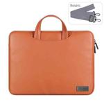 Waterproof PU Laptop Bag Inner Bag, Size:13 / 14 inch(Brown)