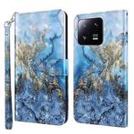 For Xiaomi 13 Pro 3D Painting Pattern Flip Leather Phone Case(Milky Way)