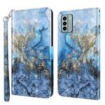 For Nokia G22 3D Painting Pattern Flip Leather Phone Case(Milky Way)