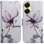 For Realme C55 Coloured Drawing Flip Leather Phone Case(Magnolia)