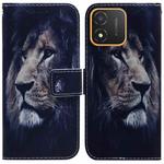 For Honor X5 Coloured Drawing Flip Leather Phone Case(Lion)