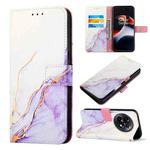 For OnePlus Ace 2 5G / 11R 5G PT003 Marble Pattern Flip Leather Phone Case(LS006)