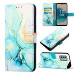 For Nokia G22 PT003 Marble Pattern Flip Leather Phone Case(LS003)