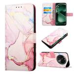 For OPPO Find X6 PT003 Marble Pattern Flip Leather Phone Case(LS001)
