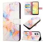 For Realme 10 4G PT003 Marble Pattern Flip Leather Phone Case(LS004)