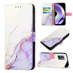 For Realme 10 Pro 5G PT003 Marble Pattern Flip Leather Phone Case(LS006)