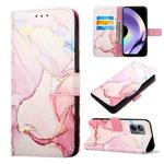 For Realme 10 Pro 5G PT003 Marble Pattern Flip Leather Phone Case(LS005)