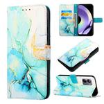For Realme 10 Pro 5G PT003 Marble Pattern Flip Leather Phone Case(LS003)